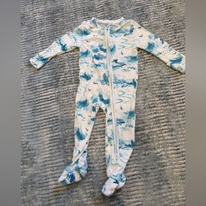 Angel Dear Aqua and Cream Kids One Piece